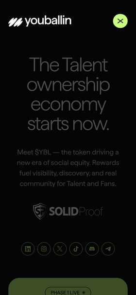 YouBallin Mobile Preview