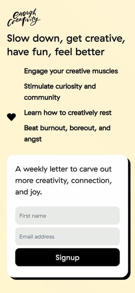 Enough Creativity Mobile Preview