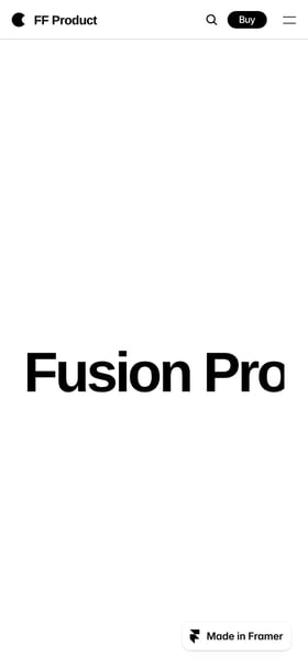 FF Product Mobile Preview