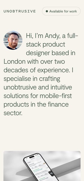 Unobtrusive Mobile Preview