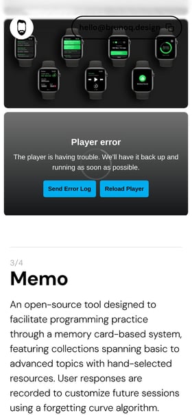 Bruno Q Design Mobile Preview