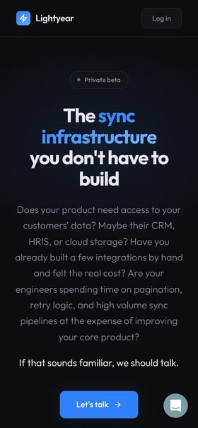 Lightyear Mobile Preview