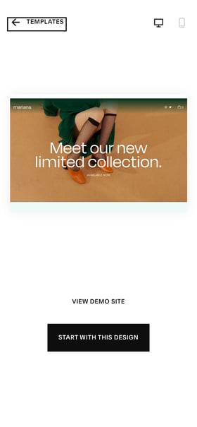 Mariana Mobile Preview