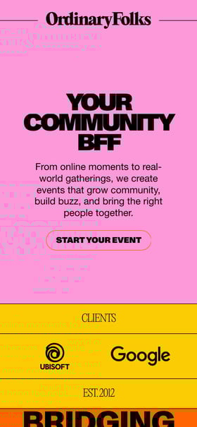 OrdinaryFolks Mobile Preview