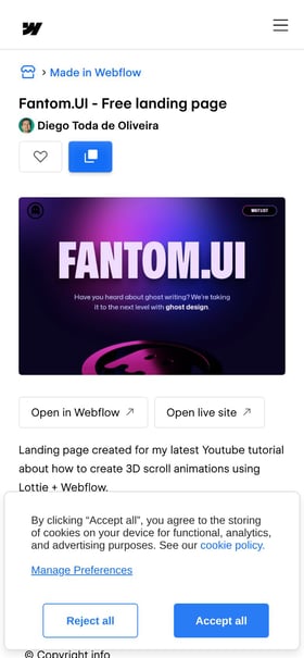 Fantom.UI Mobile Preview