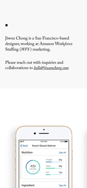 Jiwon Chong Mobile Preview