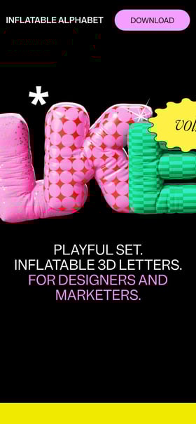 Inflatable 3D Letters Mobile Preview
