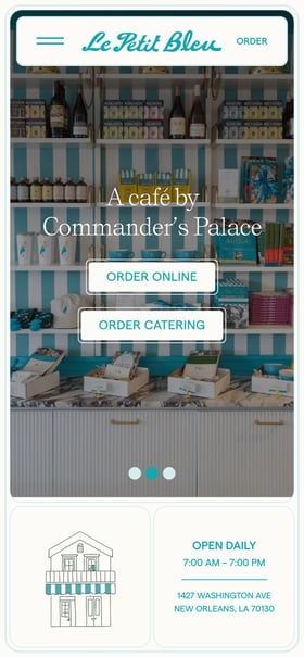 Le Petit Bleu Mobile Preview