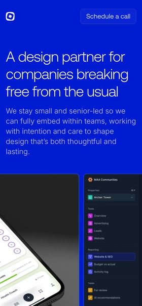 The Other Design Co. Mobile Preview