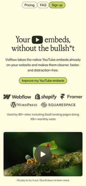 Vidflow Mobile Preview