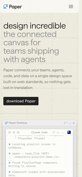 Paper Mobile Preview