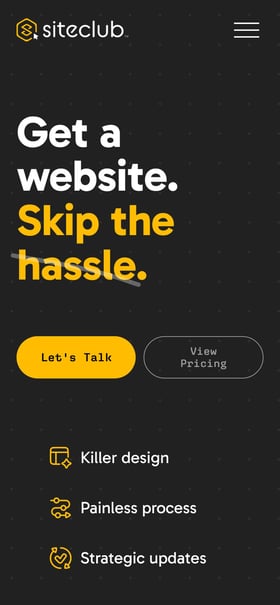 SiteClub Mobile Preview