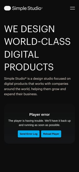 Simple Studio Mobile Preview