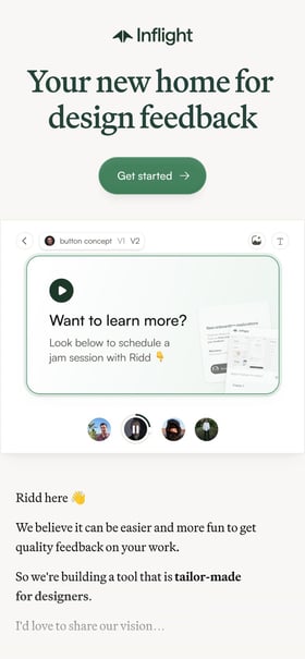 Inflight Mobile Preview