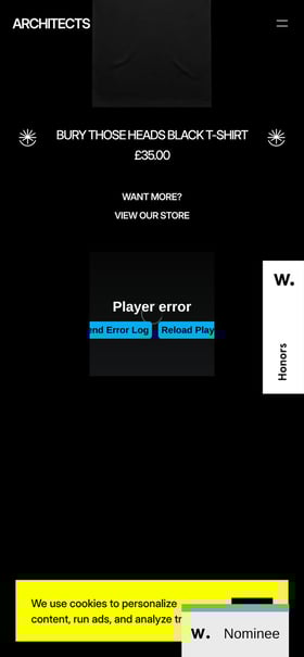 Architects x Sinyard Design Mobile Preview