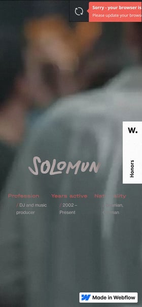 DJ Solomun Mobile Preview