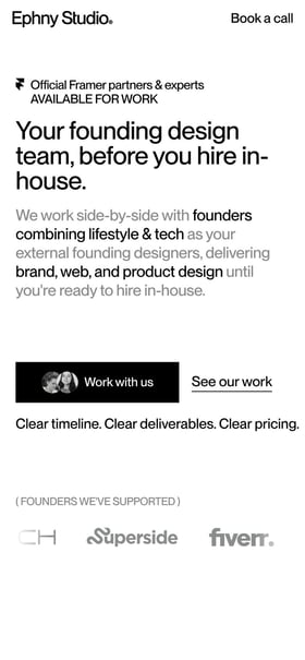 Ephny Studio Mobile Preview