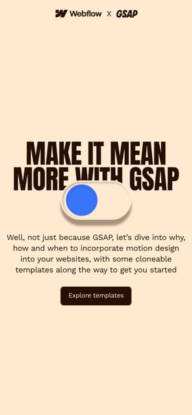 Learn GSAP Mobile Preview