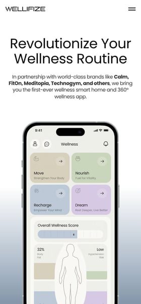 Wellifize Mobile Preview