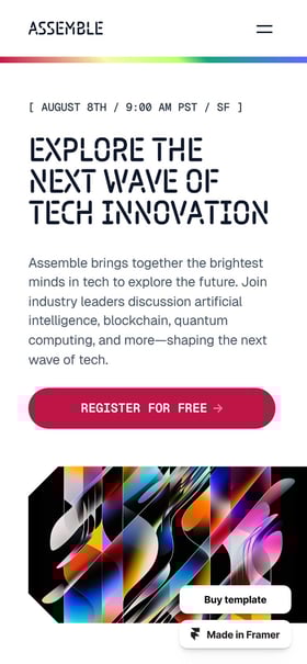 Assemble Mobile Preview