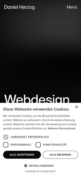 Daniel Herzog Mobile Preview