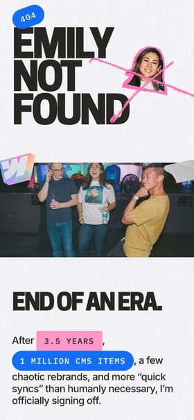 Emily Not Found Mobile Preview