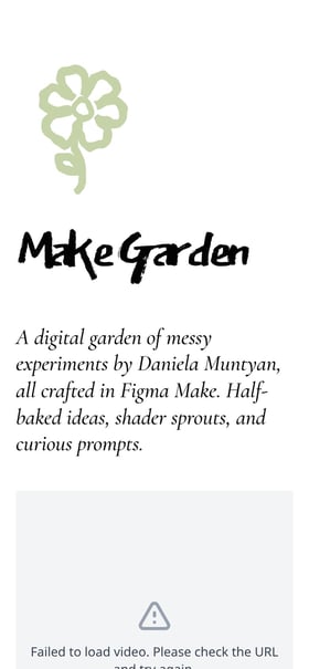 Make Garden Mobile Preview