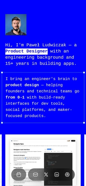 Paweł Ludwiczak Mobile Preview