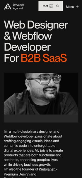 Divyansh Agarwal Mobile Preview