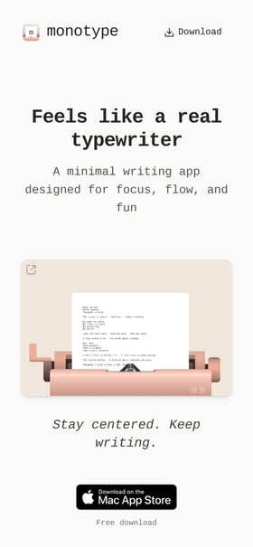 Monotype Mobile Preview