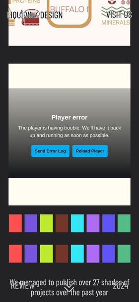 Liquidink Design 2024 Lookback Mobile Preview