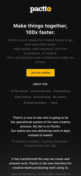 Pactto Mobile Preview