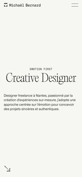 Michaël Bernard Mobile Preview