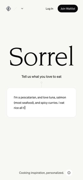 Sorrel Mobile Preview