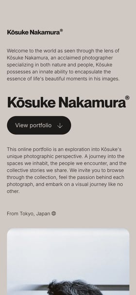 Kosuke Mobile Preview