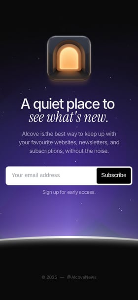 Alcove Mobile Preview