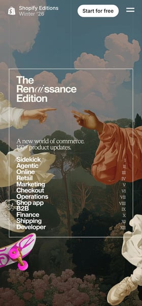 Shopify Editions – Winter 2026 Mobile Preview