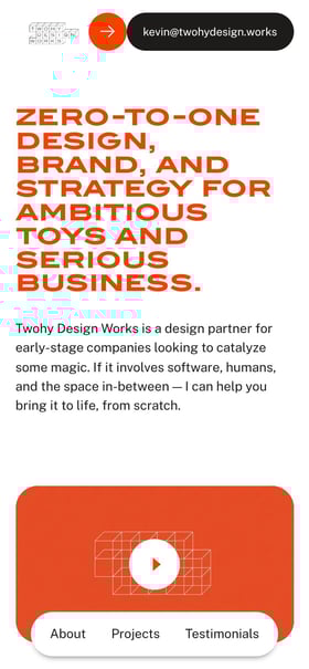 Twohy Design Works Mobile Preview