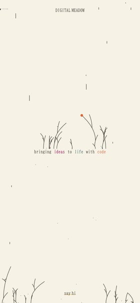 Digital Meadow Mobile Preview