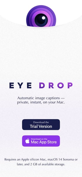 EyeDrop Mobile Preview
