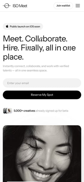 ISO Meet Mobile Preview
