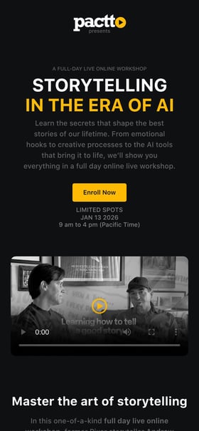 Storytelling in the age of AI Mobile Preview