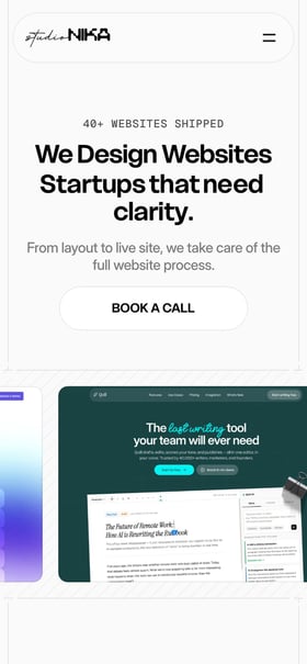 Studio Nika Mobile Preview