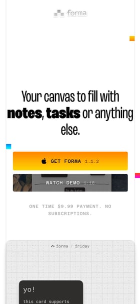 Forma Mobile Preview