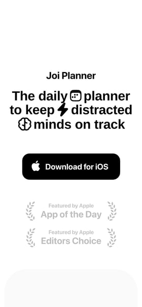 Joi Planner Mobile Preview