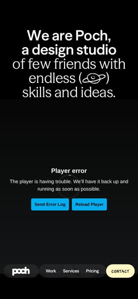 Poch Studio Mobile Preview