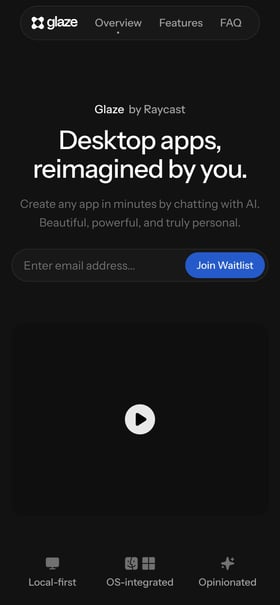 Glaze Mobile Preview