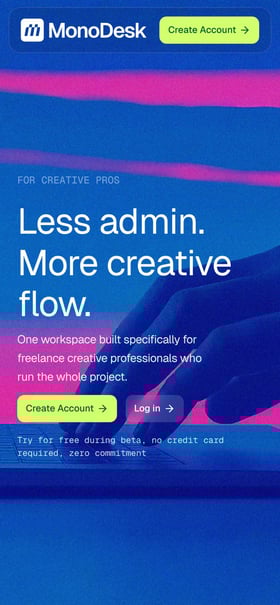 MonoDesk Mobile Preview