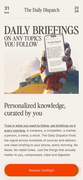 The Daily Dispatch Mobile Preview