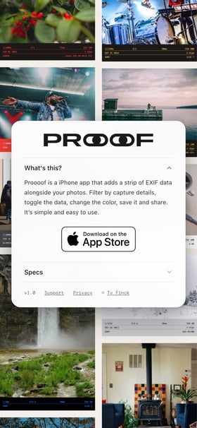 PROOOOF Mobile Preview